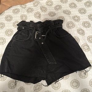 Black all saints shorts